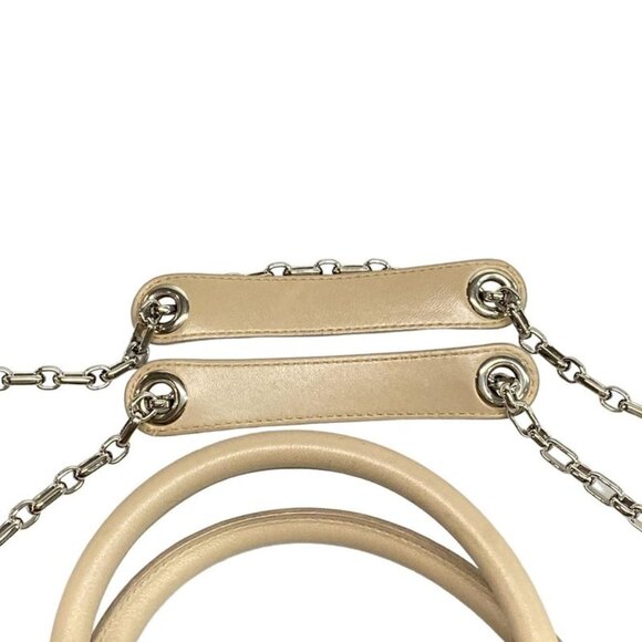 Dior Christian Tote Milly la Foret Beige Chain Shoulder Lambskin - Picture 10 of 15
